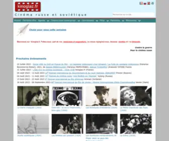 Kinoglaz.fr(Cinéma russe et soviétique) Screenshot