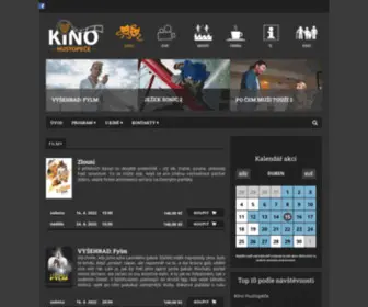 Kinohustopece.cz(Kino Hustopeče) Screenshot
