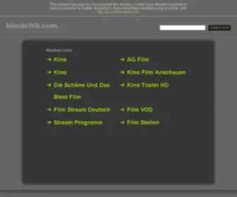 Kinokritik.com(Since 2005) Screenshot