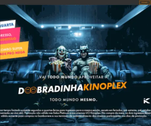Kinoplex.com.br(O cinema para todos) Screenshot