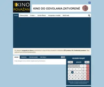 Kinopovazan.sk(Kino Považan) Screenshot