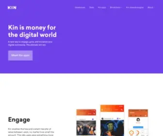 Kin.org(Money for the Digital World) Screenshot