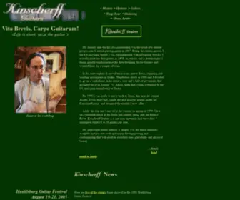 Kinscherff.com(Kinscherff Guitars) Screenshot