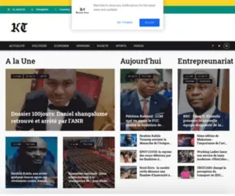 Kinshasatimes.cd(Kinshasatimes) Screenshot