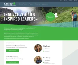 Kinshipfellows.org(Environmental Leadership Training) Screenshot