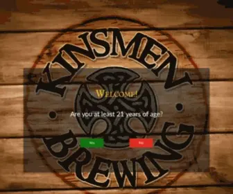 Kinsmenbrewing.com(Kinsmenbrewing) Screenshot