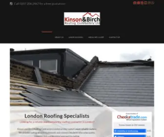 Kinsonandbirch.co.uk(Kinson & Birch Roofing Contractors) Screenshot