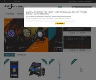 Kinson.es(Kinson venta sonido e iluminacion profesional) Screenshot