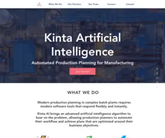 Kinta-AI.com(Unlock Your Factory's Full Potential) Screenshot