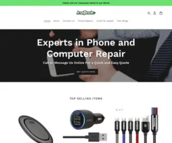 Kintechwireless.com(Houston Phone and Computer Repair) Screenshot