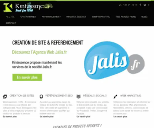 Kintessence.fr(Référencement) Screenshot