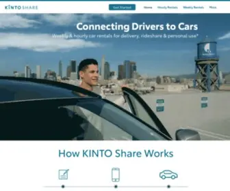 Kinto-US.com(KINTO Carshare) Screenshot