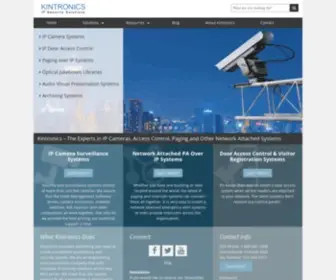 Kintronics.com(IP cameras) Screenshot