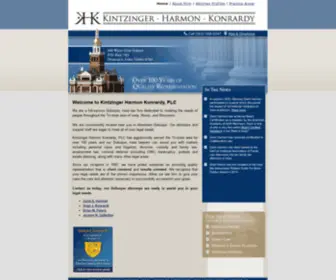 Kintzlaw.com(Dubuque Lawyers) Screenshot