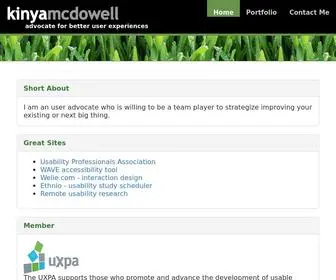 KinyamCDowell.com(Kinya mcdowell) Screenshot