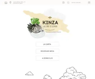 KinzABCN.es(Kinza restaurante georgiano en Barcelona) Screenshot