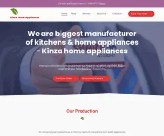 Kinzahomeappliances.com(Factory Business and Industrial WordPress Theme) Screenshot