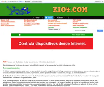 Kio4.com(App inventor) Screenshot