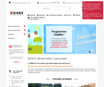 Kioko.fr(Kioko épicerie japonaise en ligne) Screenshot