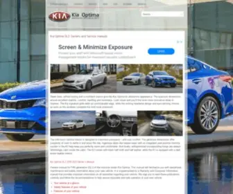 Kioptima.com(Kia Optima DL3 Owners and Service manuals online) Screenshot