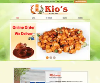Kiosasianstir.com(Kio's Chinese Restaurant) Screenshot