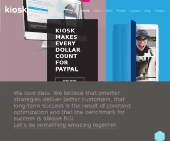 Kiosk.tm(Kiosk is a full service marketing agency) Screenshot