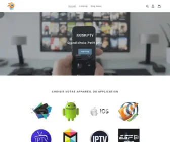 Kioskiptv.com(Abonnements des meilleurs serveurs IPTV de haute qualité) Screenshot