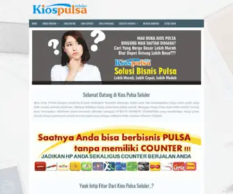 Kiospulsaseluler.com(Kios pulsa seluler) Screenshot