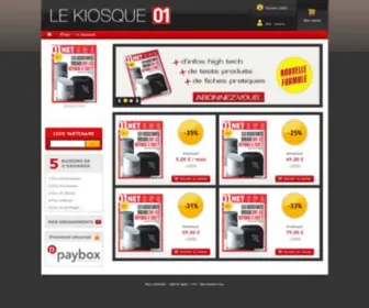 Kiosque01.fr(Accueil) Screenshot