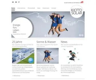 Kiotosolar.com(Solartechnik) Screenshot