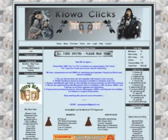 Kiowaclicks.info(Kiowa Clicks) Screenshot