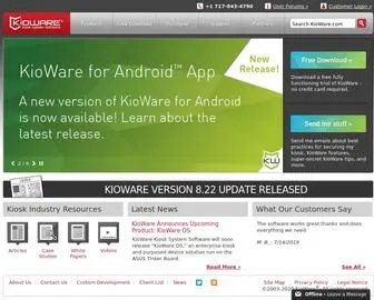Kioware.com(Kioware kiosk software) Screenshot