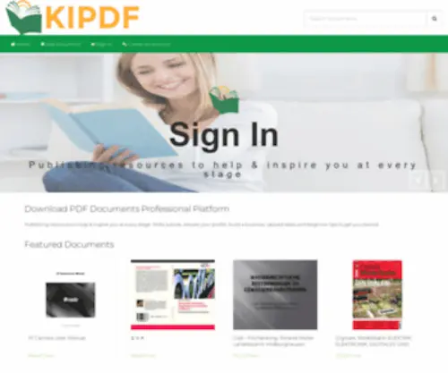Kipdf.com(Download PDF Documents Professional Platform) Screenshot