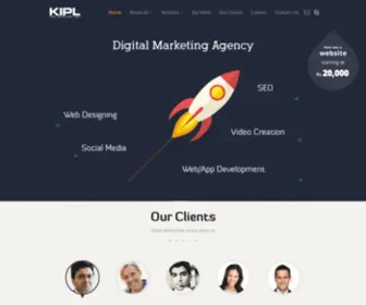 Kipl.com(SEO Company) Screenshot