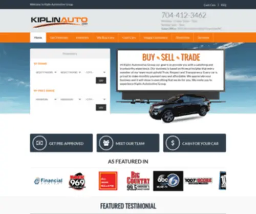 Kiplinauto.com Screenshot