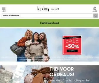 Kipling.com(Kipling NL) Screenshot