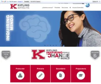Kipling.edu.mx(Campus) Screenshot