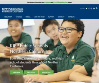 Kippbayarea.org(KIPP is a network of 17 public charter schools in Northern Calilfornia serving grades TK) Screenshot