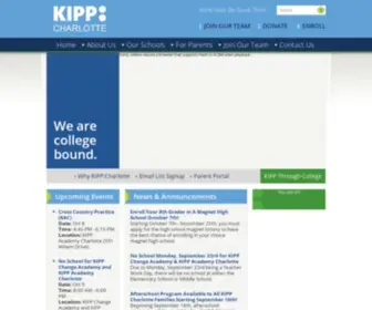 Kippcharlotte.org(KIPP Charlotte) Screenshot