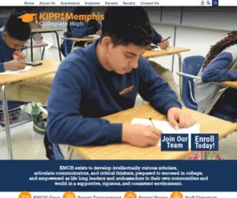 Kippmemphischs.org(KIPP Memphis Collegiate High School) Screenshot