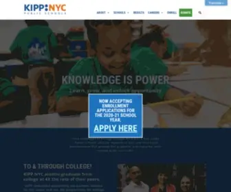 Kippnyc.org(KIPP NYC Public Schools) Screenshot