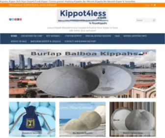 Kippot4Less.com(Kippah) Screenshot