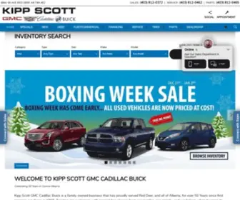 Kippscott.ca(Kipp Scott GMC Cadillac Buick) Screenshot