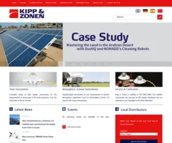 Kippzonen.com(Solar Radiation Measurement) Screenshot