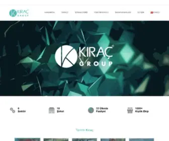 KiracGroup.com(Kıraç Group) Screenshot