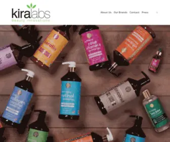 Kiralabs.com(Kira Labs Inc) Screenshot