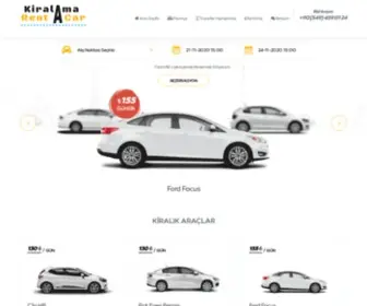 Kiralamarentacar.com(Adana Oto Kiralama Rent A CarYeni Nesil Kiralama) Screenshot