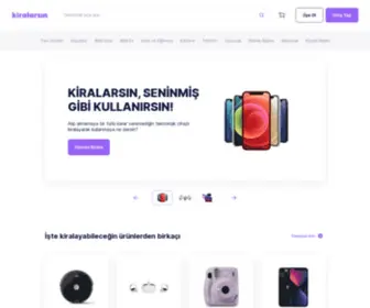 Kiralarsin.com(Kiralarsın) Screenshot