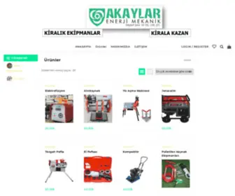 Kiralikekipmanbul.com(Ürünler) Screenshot