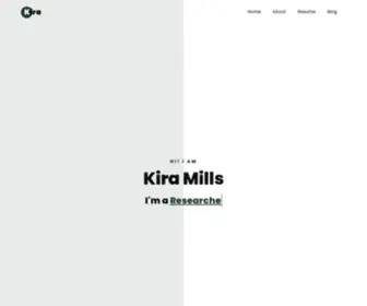 Kiramills.com(Kira Mills) Screenshot